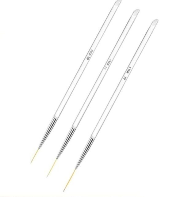 Pincel liner x3 (meli)